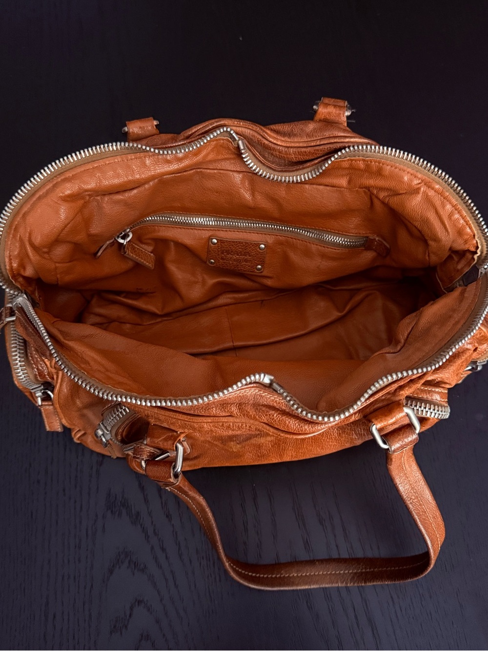 Prada Washed Buffalo Cargo Bag Cuoio - Picture 9 of 16
